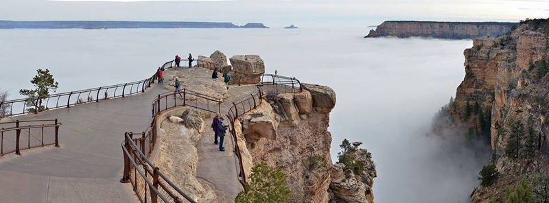 Illustration for article titled The Grand Canyon Is Full Of Clouds Right Now. Why?
